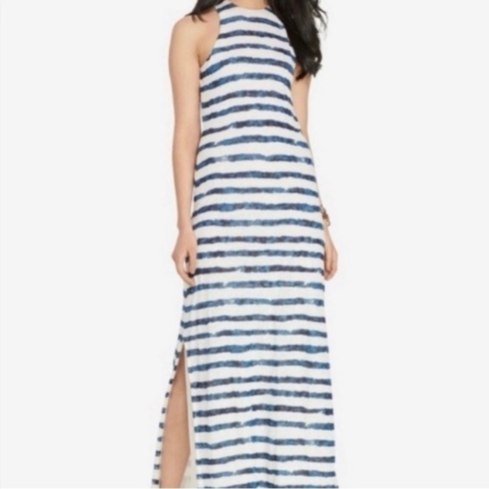 ralph lauren striped halter dress Lauren | Dresses | Lauren Ralph Lauren Blue And White Linen Maxi Jillana